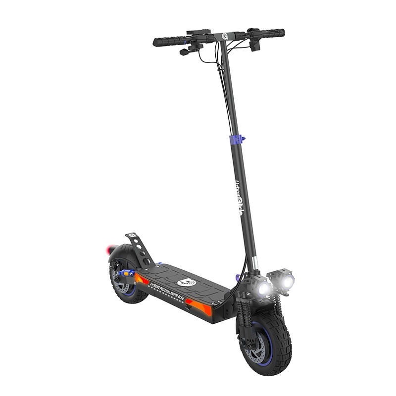 Trottinette electrique Urbanglide Ecross Pro Dual Motor Bleue Bon état -  reconditionné disponible sur Electro Depot